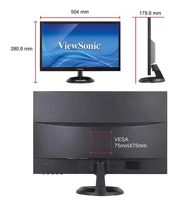 Viewsonic VA2261H-8 54,6 cm (22 Zoll) Office Monitor
