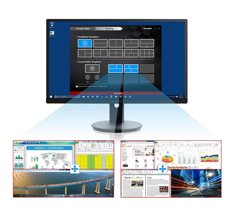 Viewsonic VG2437SMC 59,9 cm (24 Zoll) Full-HD Business Monitor