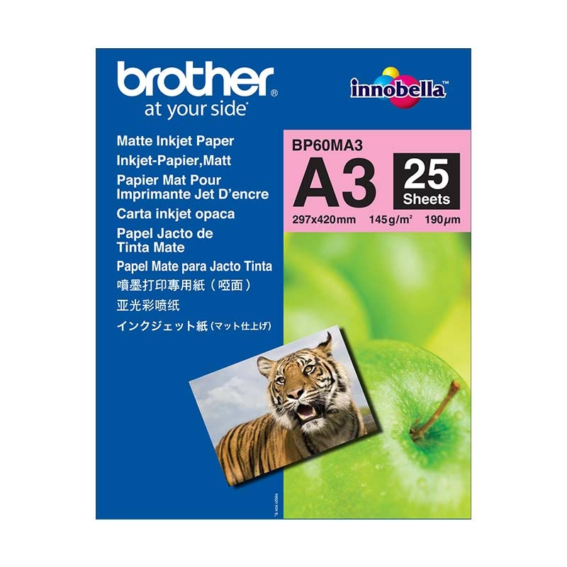 BROTHER BP60MA3 A3 25Blatt Inkjetpapier