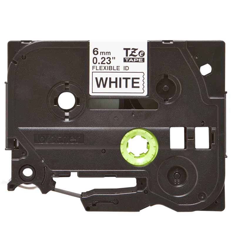 Brother TZe-FX211 Schriftband P-touch flexibel schwarz auf weiß 6 mm