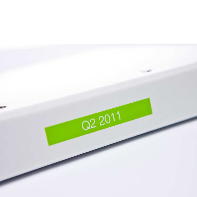 Brother TZe-MQG35 Schriftband weiß auf apfelgrün 12mm