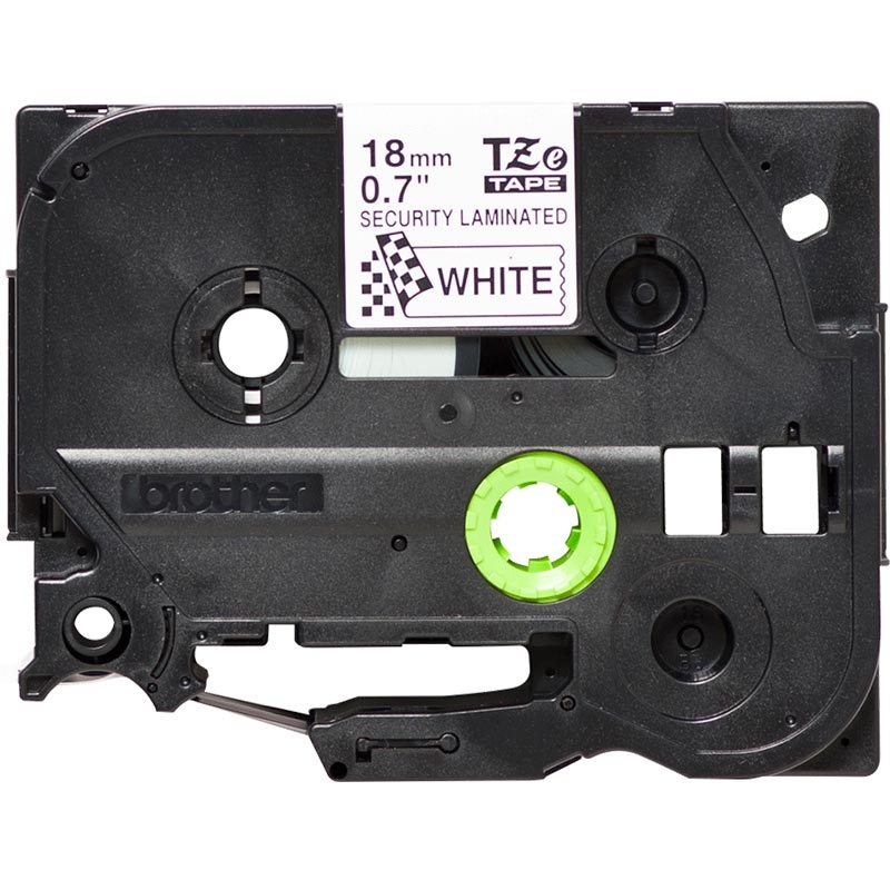 Brother TZE-SE4 P-Touch schwarz auf security weiss 18mm