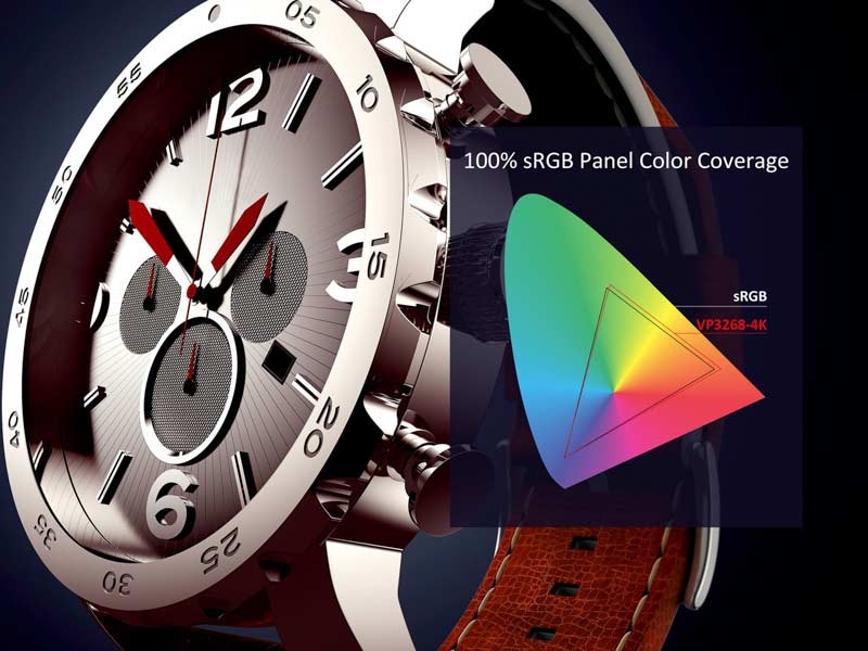 Viewsonic VP3268-4K 80 cm (32 Zoll) Fotografen Monitor mit Kalibrierfunktion