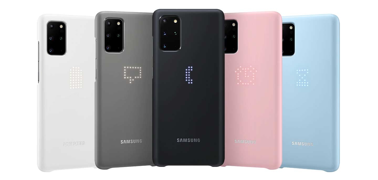 Samsung LED Cover Galaxy S20+ (SM-G985) grau