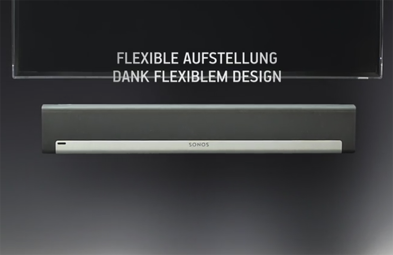 SONOS Wandhalterung für Playbar schwarz