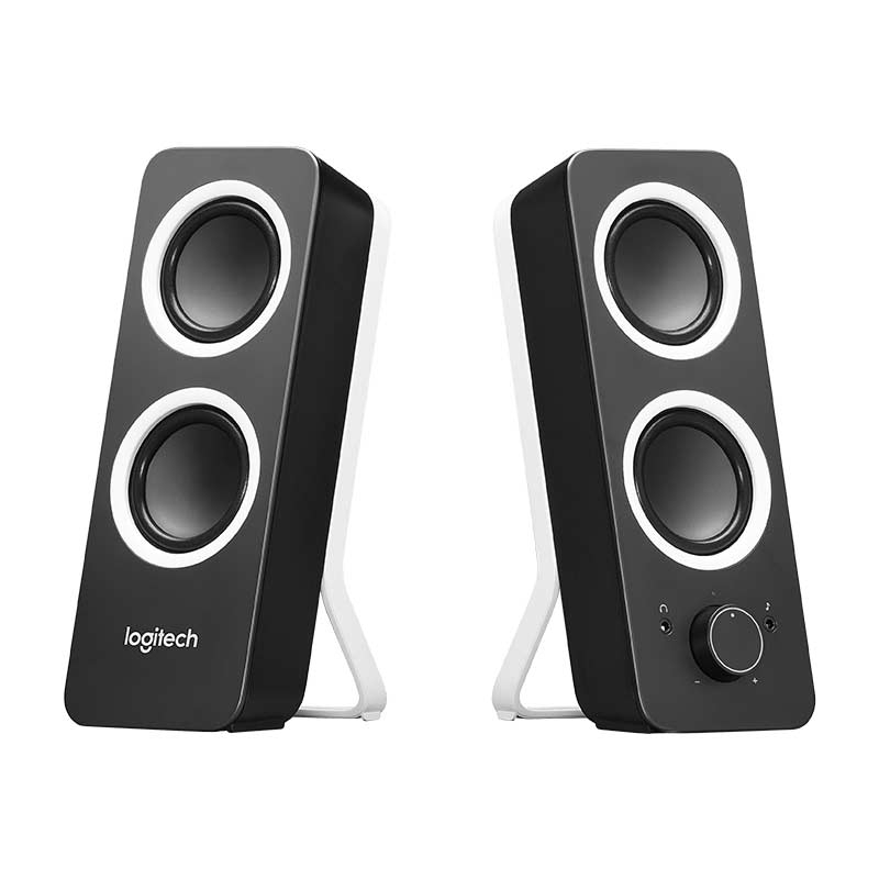 Logitech Z200 2.0 PC-Lautsprecher mitternachtsschwarz